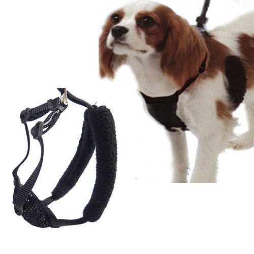 Yuppie Puppy, Anti-Pull Mesh Harness, Size Small (8''-14''), Black, For Heavy To Moderate Pullers