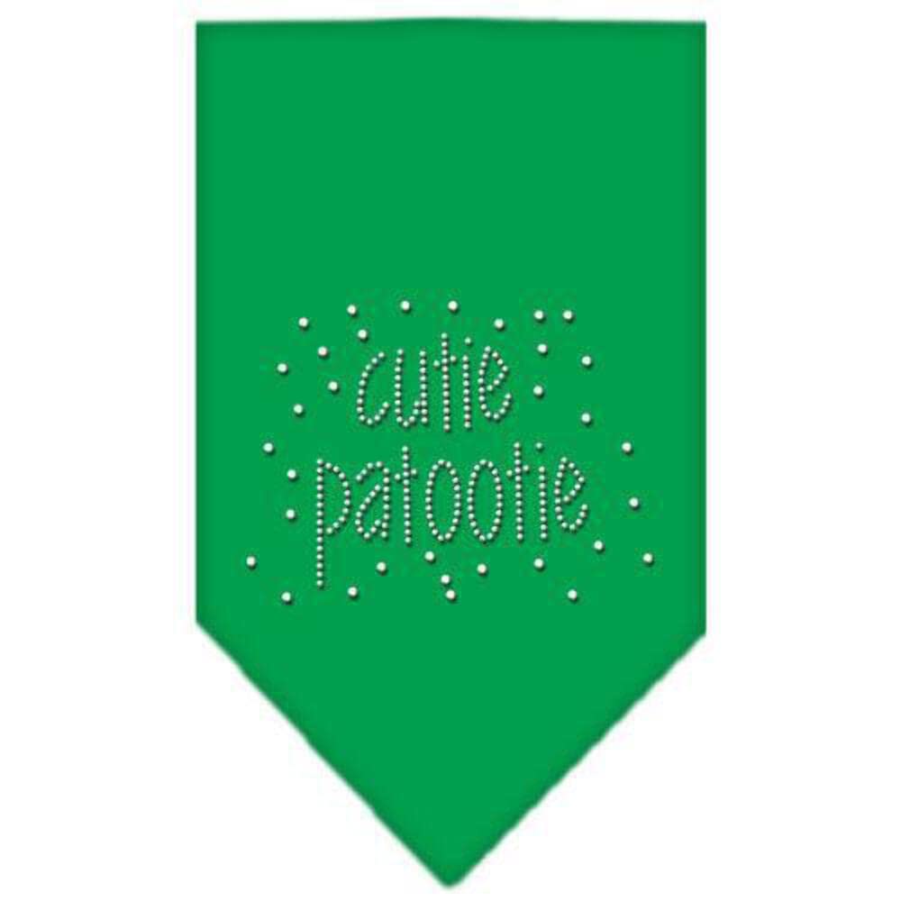 Mirage Pet Products Cutie Patootie Rhinestone Bandana, Large, Light Pink