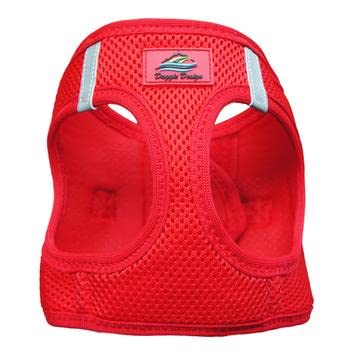 Doggie Design American River Ultra Choke, Free Mesh Dog Harness, Red, 3X-Large