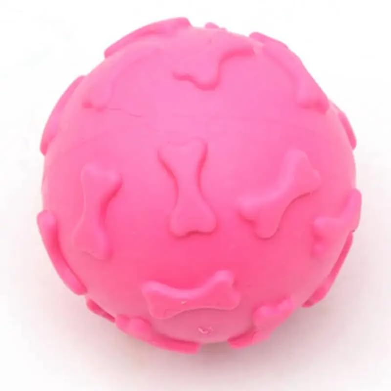 Dog Trust Holy Paws NonToxic Rubber Stud Rugby Ball Ball Chew Toy, Puppy/Dog Teething Toy 1Pcs