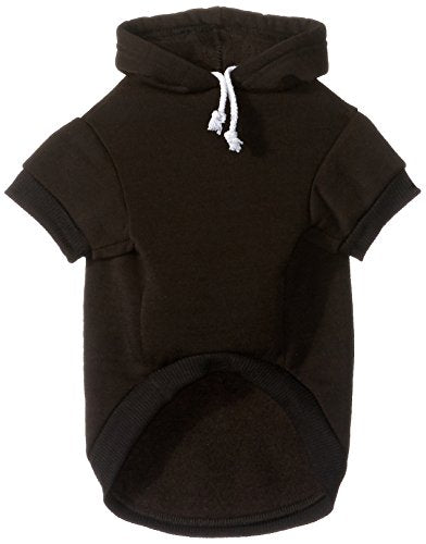 Mirage Pet Products 14-Inch Classic American Hoodies, Large, Black