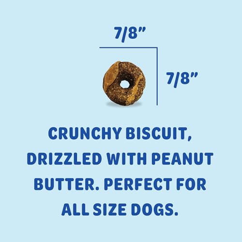 Shameless Pets Crunchy Dog Treats - Peanut Butter Birthday Cake, 5 oz, Corn & Soy Free, For Small, Medium & Large Dogs