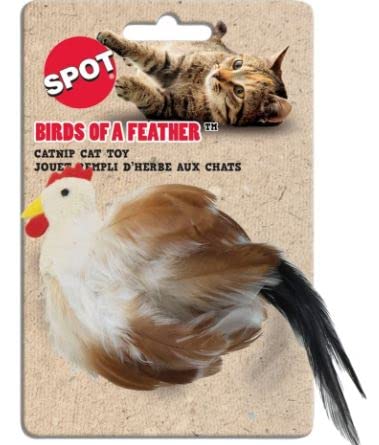 Ethical Pet 3 Pack Birds Of A Feather Cat Toys, Assorted