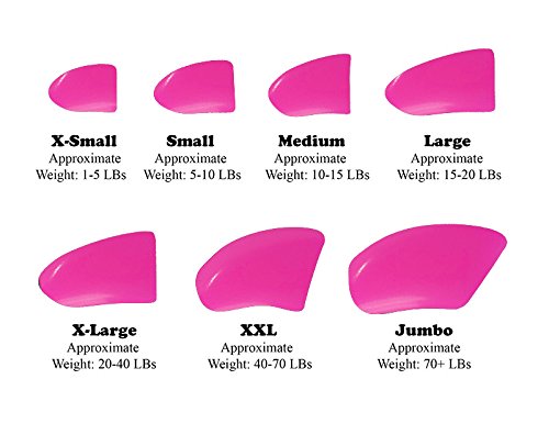 Purrdy Paws 40-Pack Soft Nail Caps for Dogs Claws Lipstick Pink Medium
