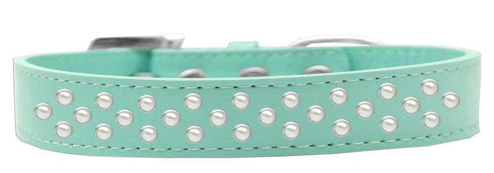 Dog, Puppy & Pet Fashion Collar, Pearl Rimsets Sprinkles Aqua 14
