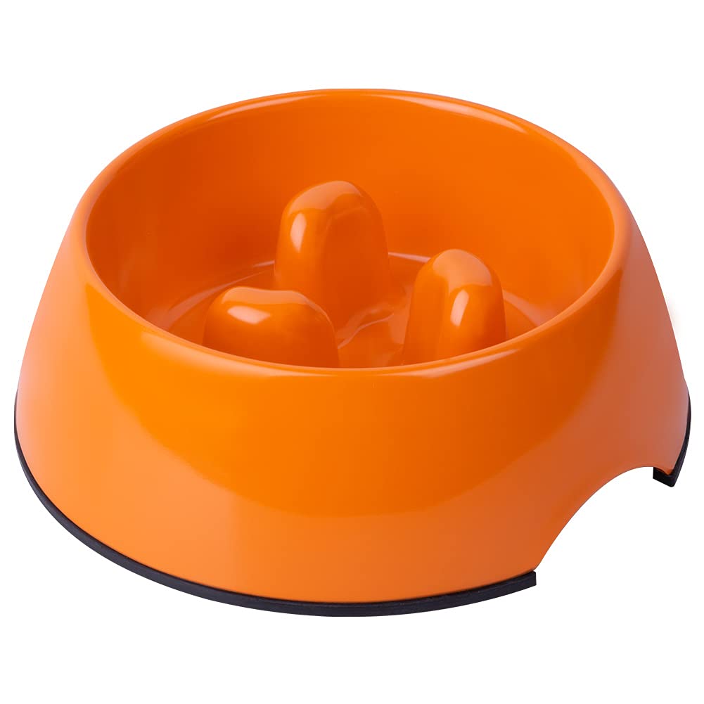 Super Design Slow Feeder Dog Bowl, 1.5 Cup, Non-Slip, Heat-Resistant, Suitable for Medium to Large Dogs