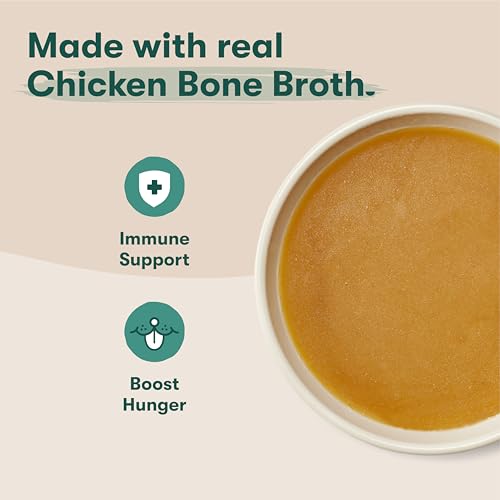 Jinx Kibble Sauce for Dogs - Premium Dog Food Kibble Topper Sauce & Flavor Booster Made with Chicken Bone Broth - All-Natural In