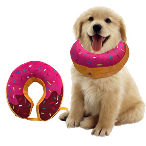 Dog Neck Donut Collar - Inflatable Dog Donut Collar for After Surgery - Elizabethan Collar for Dogs, Dog Inflatable Recovery Col
