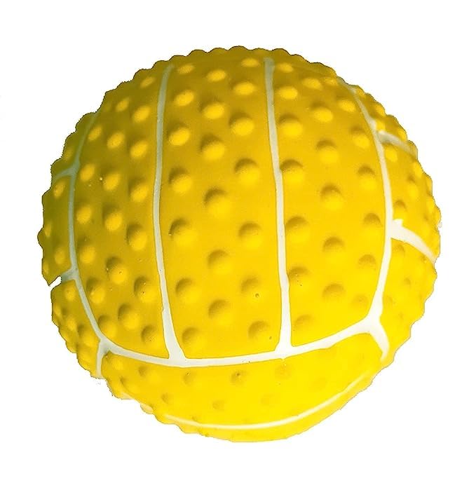 Kspups Natural Latex Rubber Soft Sports Interactive Ball Toy With Squeaky Sound And Water Floating Playing Ball Toy Ideal For Pu