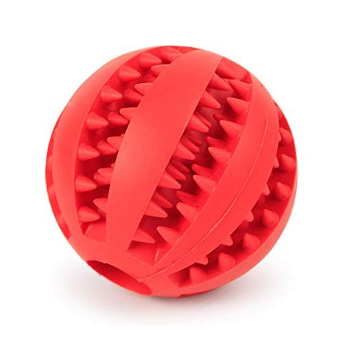 Purrally Dog Ball Toys for Pet Tooth Cleaning, Chewing, Fetching, Food Dispensing Toys Tooth Cleaning Exercise Game IQ Training 