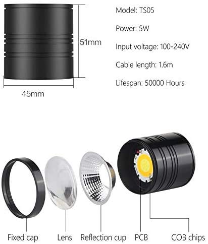 Nilipal Led Aquarium Light - Freshwater Fish Tank Light Vivarium Terrarium Spotlight 3 Colors 3000K 4000K 6000K Cool Warm White For Planted Fish Tank (3 Colors)