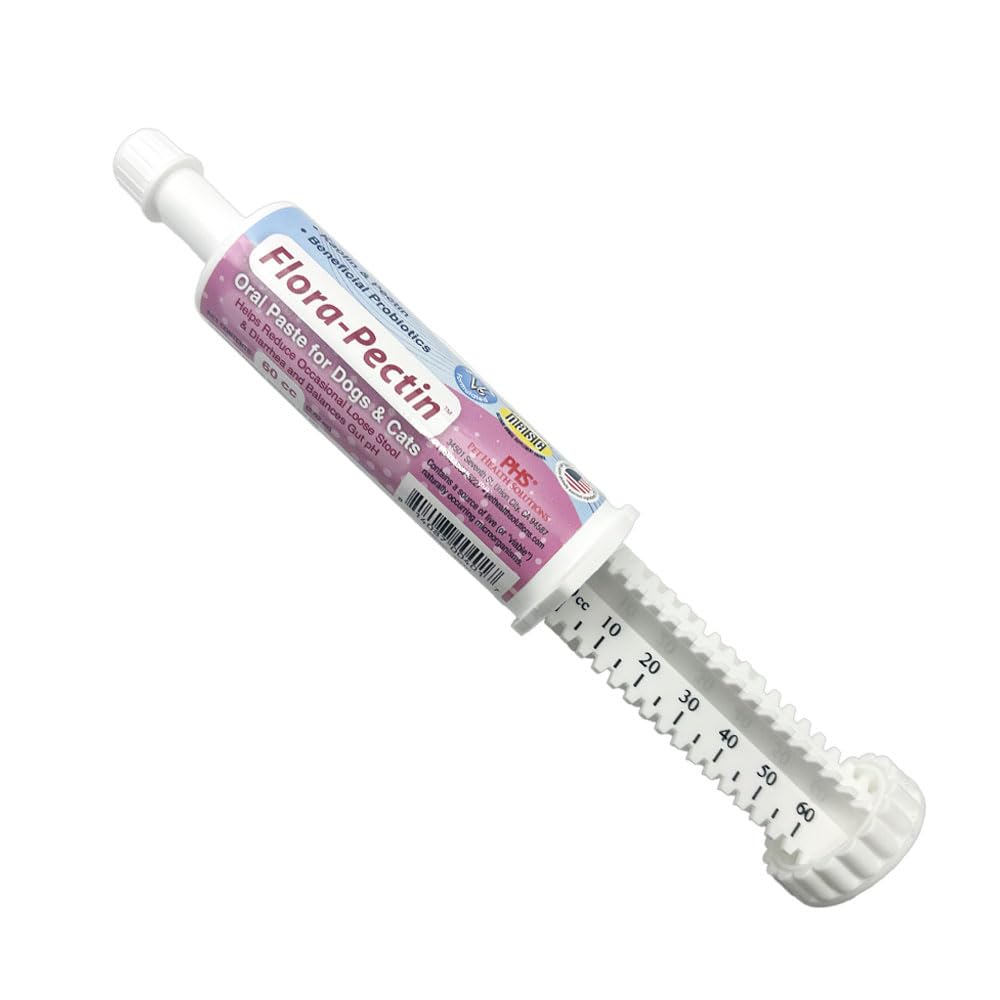 FLORA-PECTIN Oral Paste for Dogs & Cats-Helps Reduce Occasional Loose Stool & Diarrhea, Balance Gut pH, Support Normal Digestion