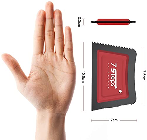 7 Steps - Mini Pet Hair Lint Fur Remover Detailer - Dog Cat Hair Remover - Auto Detailing Car Carpet Couch Furniture