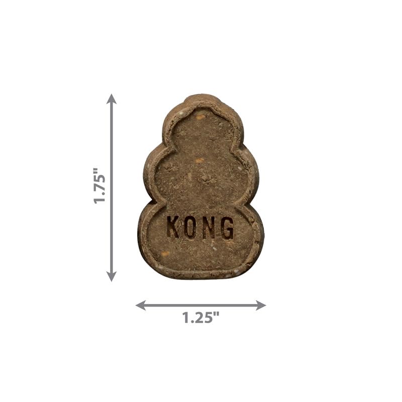 KONG Classic Dog Toy, Large Snacks Peanut Butter Snacks Large Dog Treats 11 Ounces, Combo Bundle
