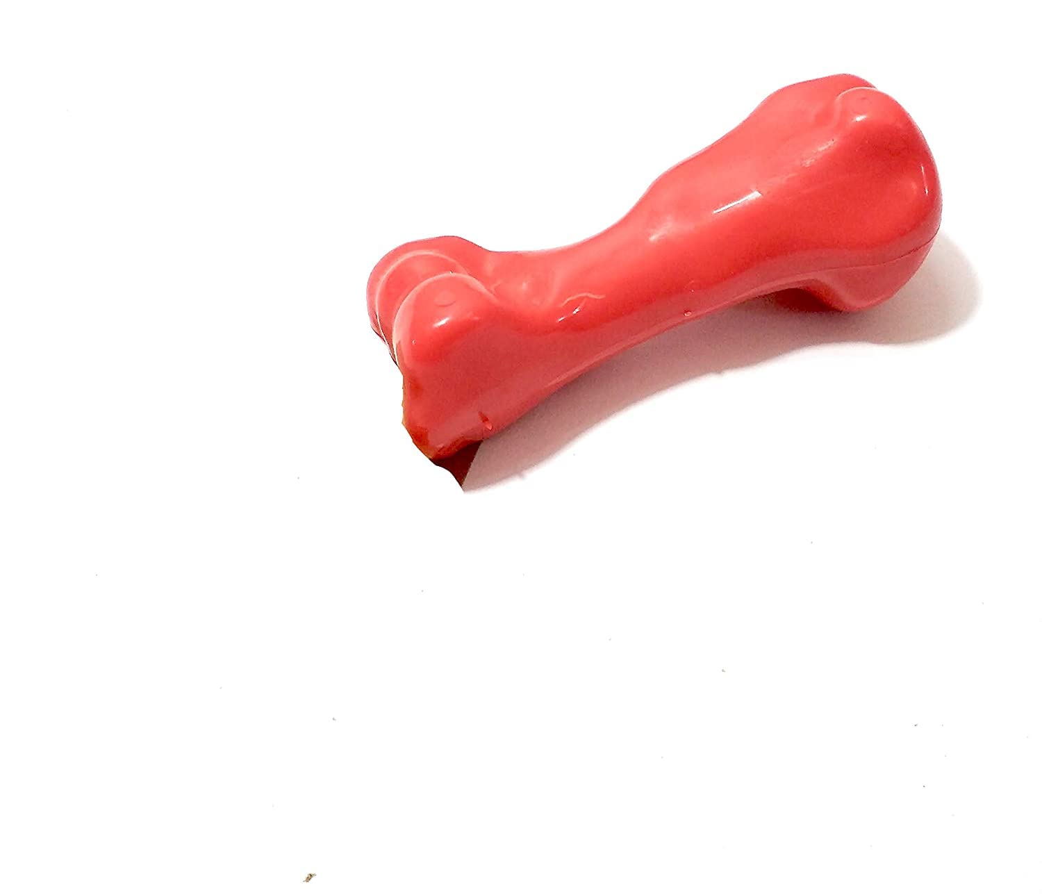 Woofy Dog Bone Toy, Rubber Dog Bone Toy Small, Puppy Teething Dog Chew Toy (Multicolor)