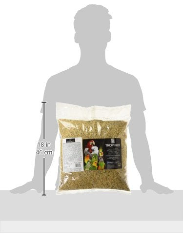 HARI Tropimix Bird Food for Budgies, Canaries And Finches, Hagen Parrot Food with Seeds, Egg, Fruits and Vegetables, Egg Food Mi