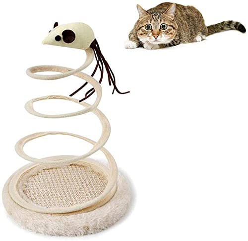 Dog Trust Spring Spiral Cat Hunting Toy Mouse Ball Indoor And Outdoor Toy
