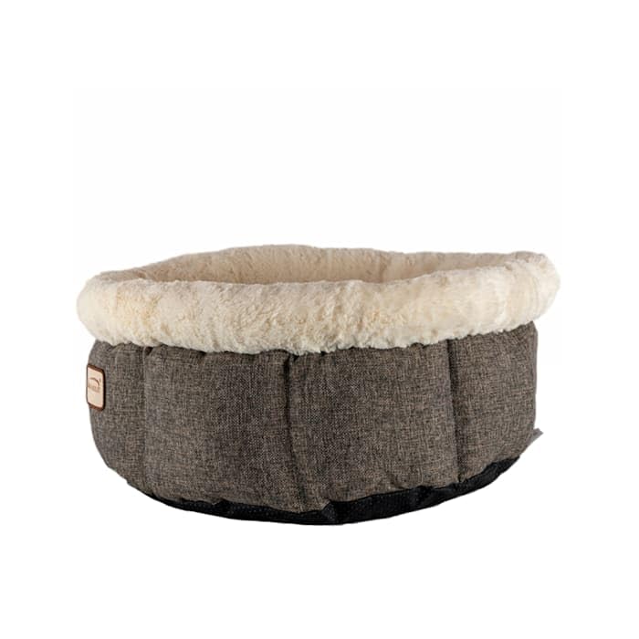 Armarkat Cozy Cat Bed in Beige and Gray C105HHS/MB