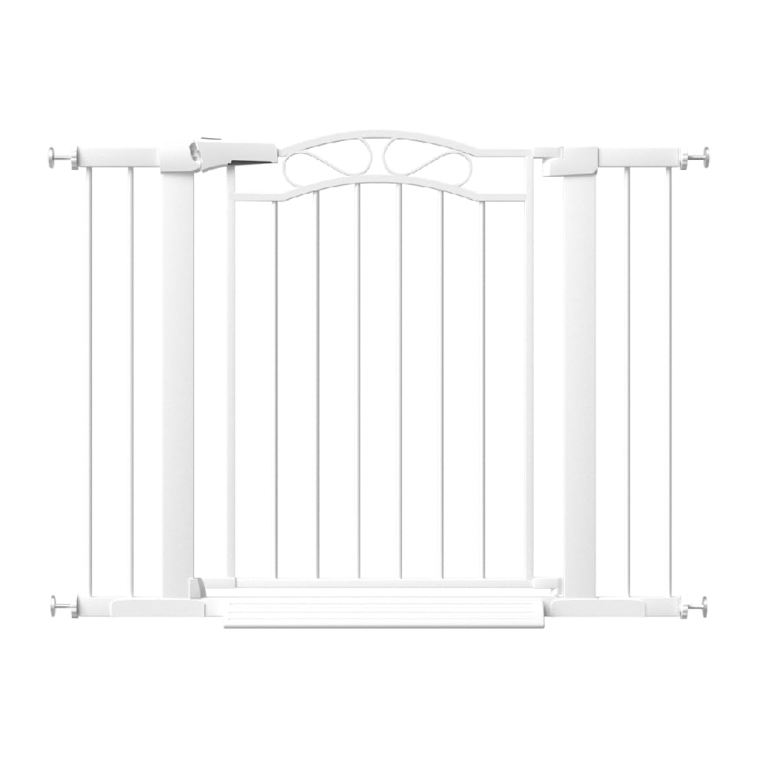Fairy Baby Child Baby Gates For Doorway Stairs Hallway Stairway Gate For Kid Or Pet Dogs Walk Through Pressure Mounted 43.31'-46.06'