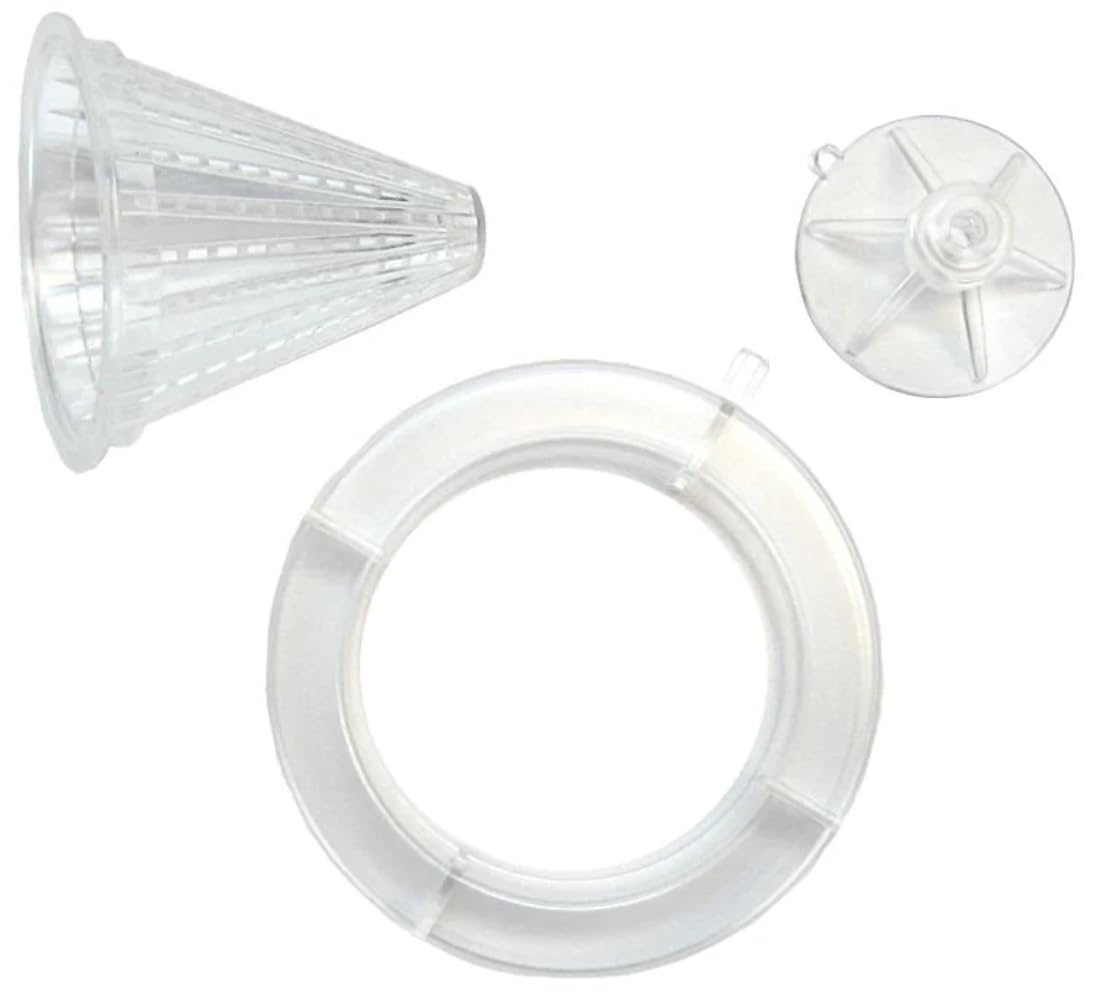Lees Aquarium 4 Way Cone Worm Feeder 3 Pc