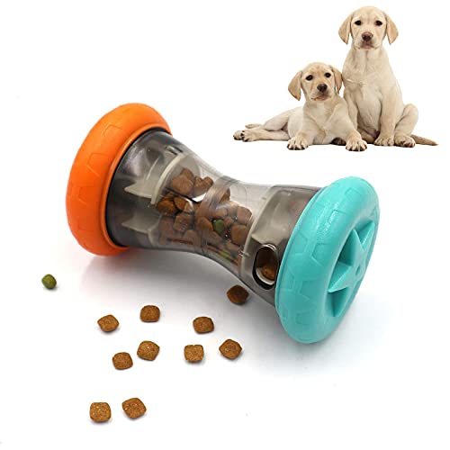 Aelflane Treat Dispensing Puzzle Toys for Small Dogs,Interactive Chase Toys,Perfect Alternative to Slow Feeder Dog Bowls to Impr