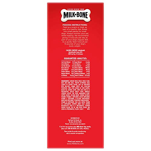 Milk-Bone Gravy Bones Dog Treats with 4 Savory Meat Flavors Coated in Gravy, 60 Ounce (Pack of 3)