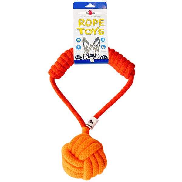 Pawsindia Attractive Durable Cotton Rope Dog Chew Toys For Adult And Small Dogs For Teething Suitable Small And Medium Puppies (