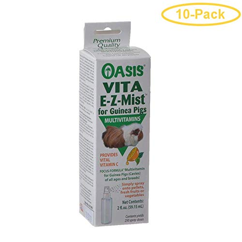 Oasis Vita E-Z-Mist For Guinea Pigs 2 Oz (250 Sprays) - Pack Of 10