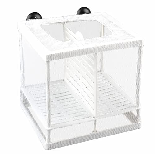 Fish Nursery For Aquarium-Fish,Aquarium Fish Breeder Box, Hatching Box, Juvenile Fish Spawning Incubator, Water Isolation Net Ha