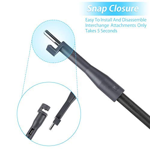 Carefree Fish 4IN1 Carbon Fiber Aquarium Cleaning Tools Long Handle Adjustable Length 18~24Inch Fish Tank Cleaner Kit Alage Scra