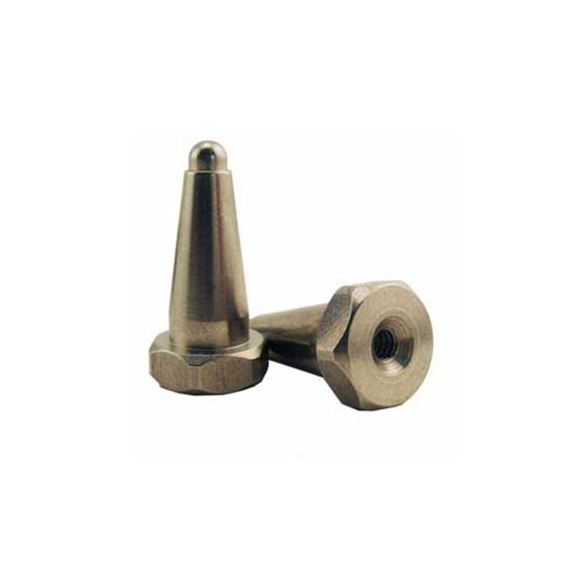 1' Dog Collar Surgical Steel Contact Point Silver