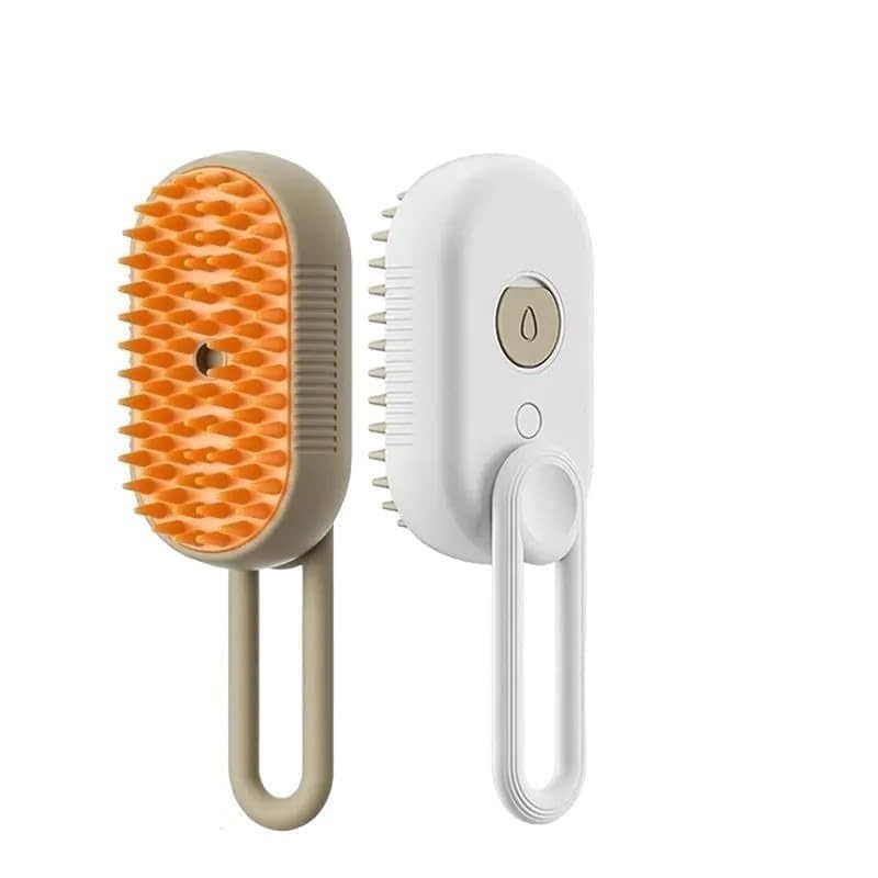 Blisscart 3 In 1 Spray Pet Brush Electric Pet Steam Brush,Touch Spray Pet Hair Removal, 360Rotating Handle Cat Brush With Steam 