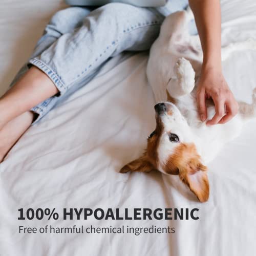 Hyponic Hypoallergenic Premium Dog Shampoo - Deodorizing, Sensitive Skin, Detangling (Puppies& Short Coats (10.1 Oz))