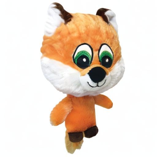 Multipet Knobby Noggins Fox Dog Toy