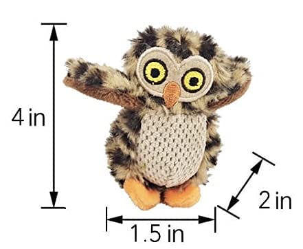 Glow Pups Dog Toy Tree With Hide And Seek Plush Toys, Owl Dog Toy, Dog Squeaky Toy, Puzzle Toy For Small And Medium Size Dogs, Dog Toy With Squeaker, Multipack Dog Toy (Tree With Owls, Large)