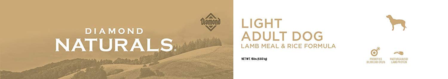 Diamond Naturals Light Real Meat Recipe Premium Dry Dog Food To Help Support Weight Management With Real Pasture Raised Lamb Pro