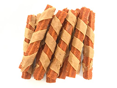 Carolina Prime Pet 45306 Chicken Wrapped Sweet Tater Stix Treat For Dogs ( 1 Pouch), One Size