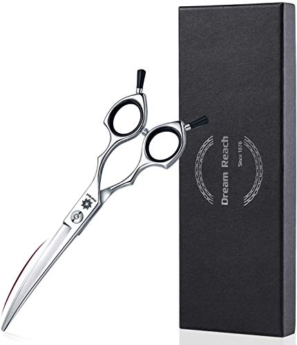 Grooming Pet Shear, 6.5 Inch Downword Curved Scissors, Curved Shears For Cat Shears And Small Dog Shears Or Any Breed Trimming Cuts, Design For Professional Pet Groomer