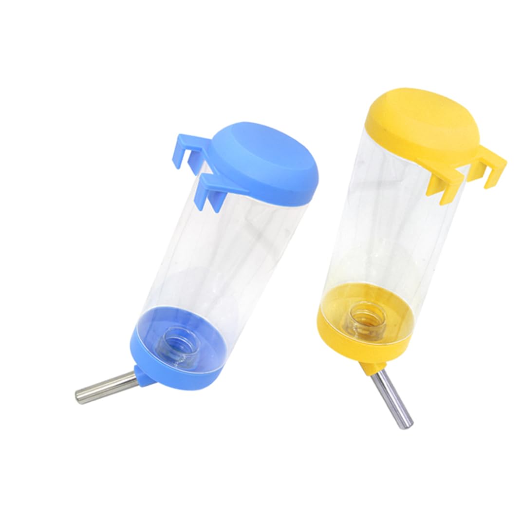 Lapxsnzd 2Pcs 16Oz No Drip Small Animal Water Bottle,Bpa Free Best Water Bottle For Small Pet/Bunny/Ferret/Hamster/Rabbit(Colors Are Random)