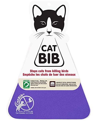 CatBib Bird Saving (Small, Purple)