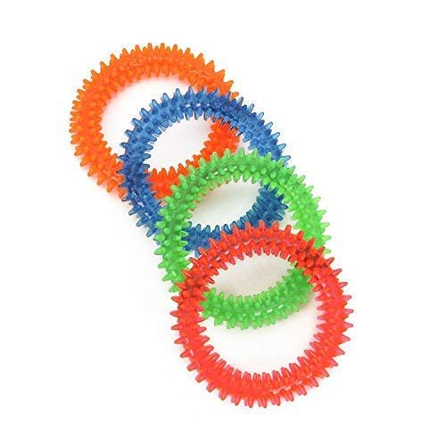 Rvpaws Natural Rubber Dental Teething Chew Dog Puppy Toy, 6 Inches, 1 Pcs  Colour May Vary