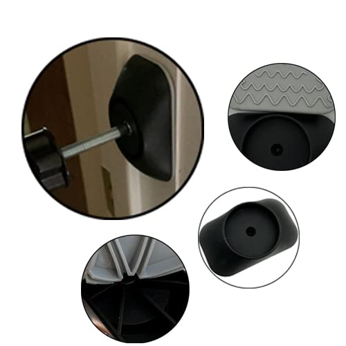 Baby Gate Extender Extention-4 Pack Baby and Pet Safety Stair Gate Threaded Spindle Rods Replacement Parts Bundle with Wall Prot