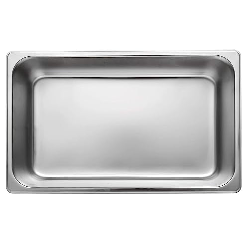 Kichwit Stainless Steel Cat Litter Box With High Sides, Metal Litter Pan For Cat, Non Stick Smooth Surface, 21.1' L X 13.1' W X 7.8' H