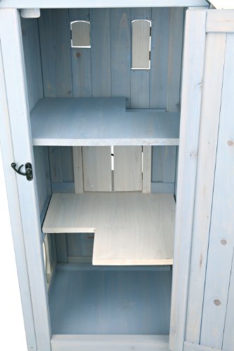 TRIXIE Cats Home Outdoor Cat House, Weatherproof 3-Story Cat House, Hinged Shutters with Latch & Perch, 2 Doors, Outdoor Shel