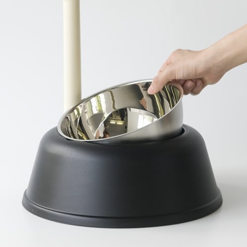 Alessi Ammi02 B Lupita Dog Bowl, Black