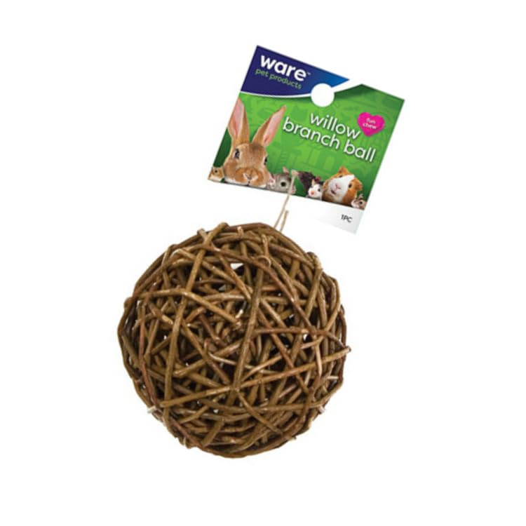 Ware Manufacturing Willow Branch Ball For Small Animals - 4-Inch