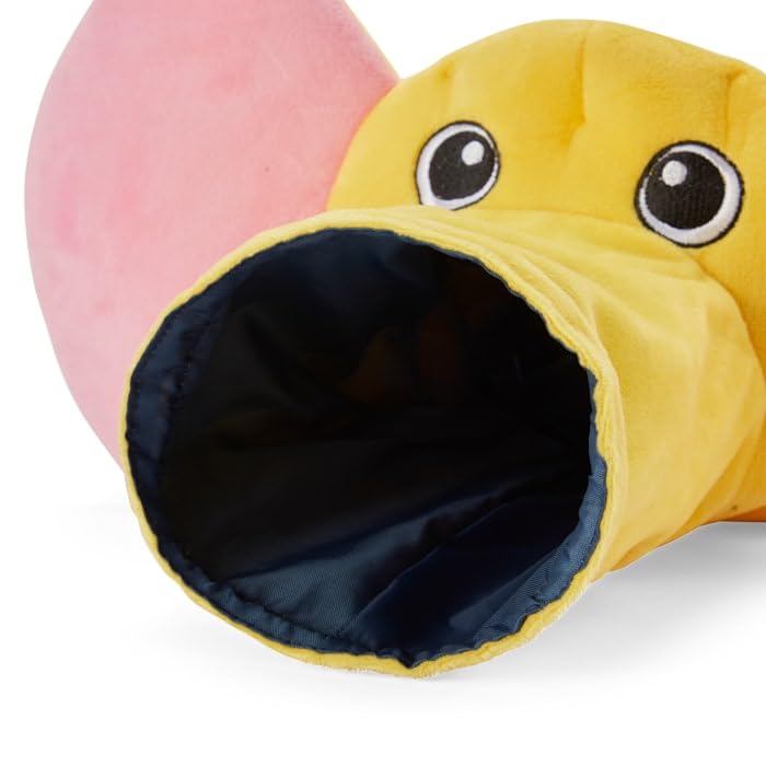 Everyyay Romp This Way Elephant Ferret Tunnel & Cuddle Blanket, 23.6' L X 17.7' W