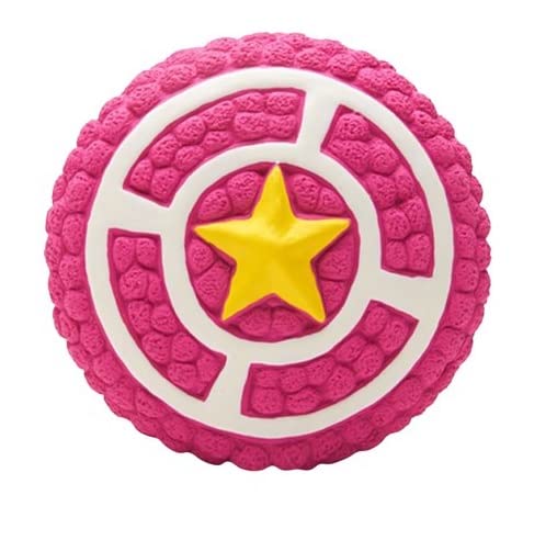 THE DDS STORE Dog Toys, Squeaky Dog Rugby Toy, Bounce and Fetch Dog Balls for Medium and Large Dogs1 Piece (Pie, Small)