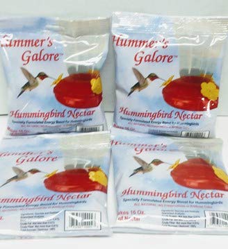 Hummingbird Feeder Nectar 4-4oz Bags
