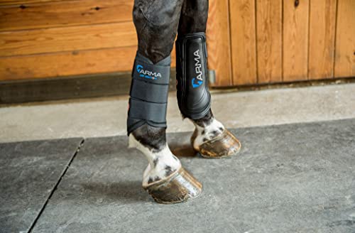 Shires Arma Air Motion Brushing Boots (Black, Small Pony)